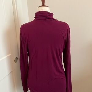 Old Navy Maroon Turtleneck Top